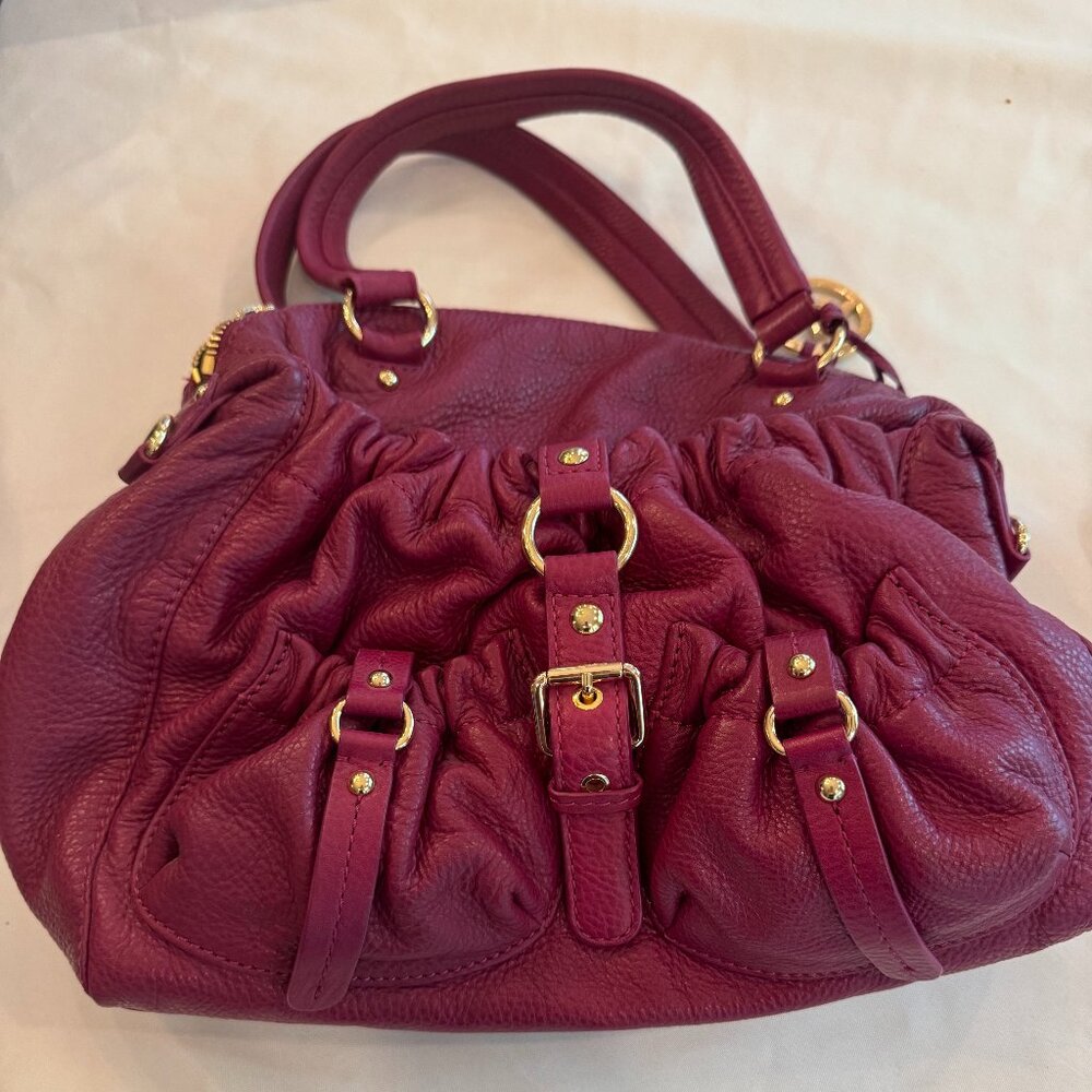 Michael Kors burgandy purse
